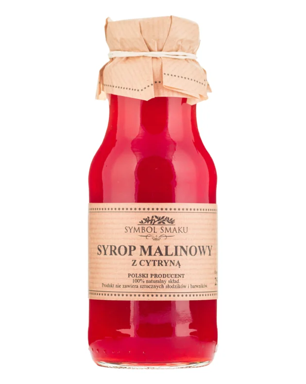 Syrop malinowy z cytryną 250 ml