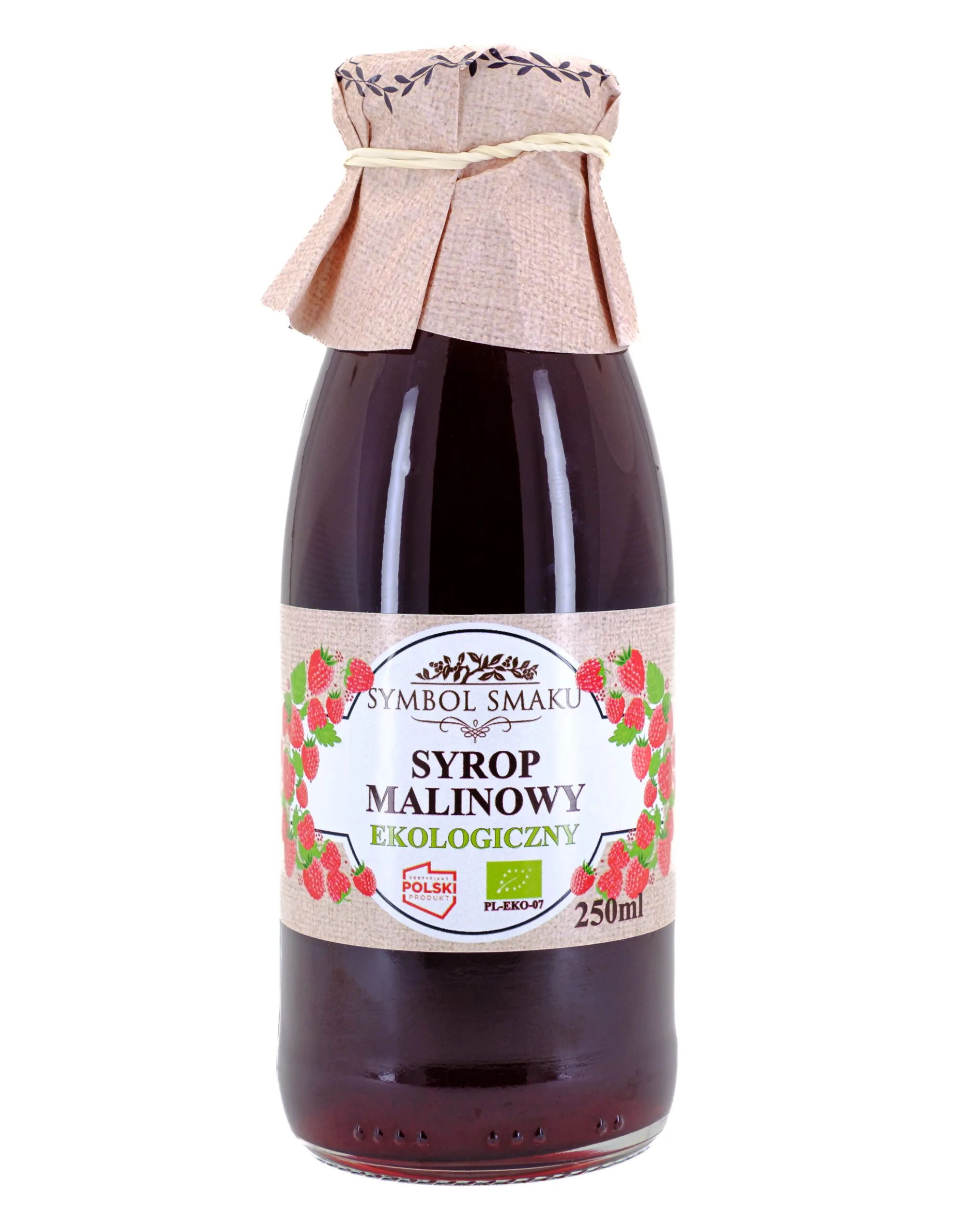 Ekologiczny syrop malinowy 250ml