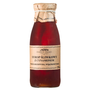 Syrop śliwkowy z cynamonem 250ml